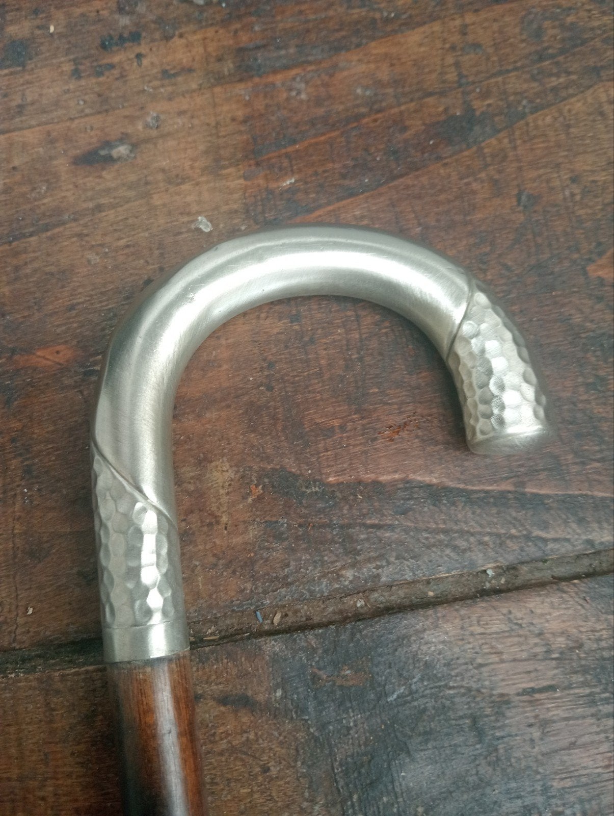 Nikkelzilveren wandelstok van 92,5 cm, Ophalen of Verzenden