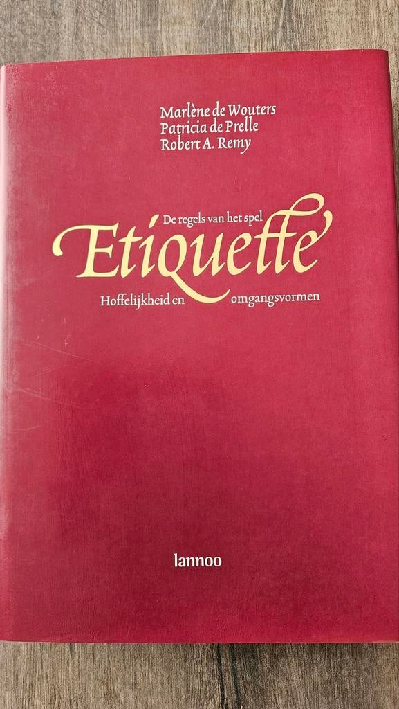 Etiquette De regels van het spel Marlène de Wouters, Boeken, Ophalen