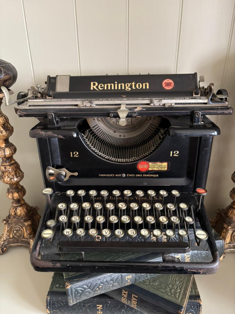 Remington schrijfmachine nr 12, Ophalen, Gebruikt