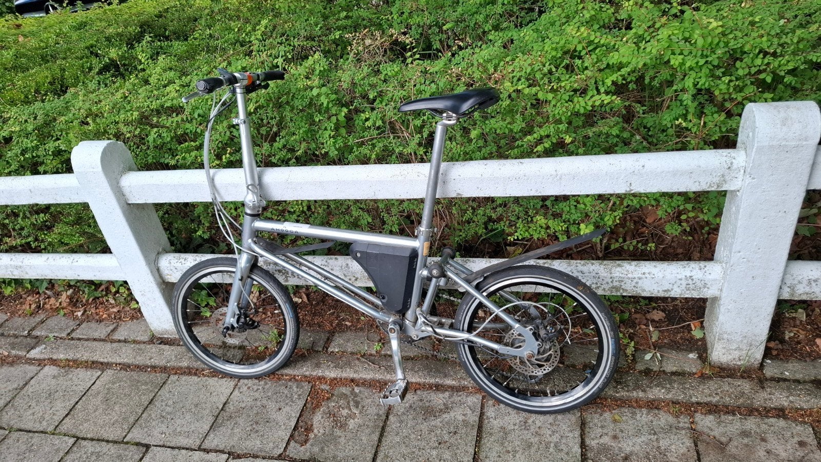Ahooga plooibare ebike elektrische vouwfiets goede staat, Fietsen en Brommers, Ophalen, 20 inch of meer, Versnellingen, Zo goed als nieuw