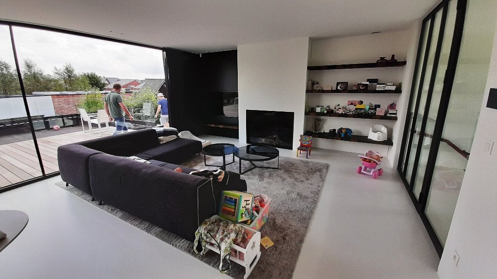 Hoekbank Sofa (Leolux Oscar design) 290cm*225 cm, Ophalen, 250 tot 300 cm, Gebruikt, Hoekbank