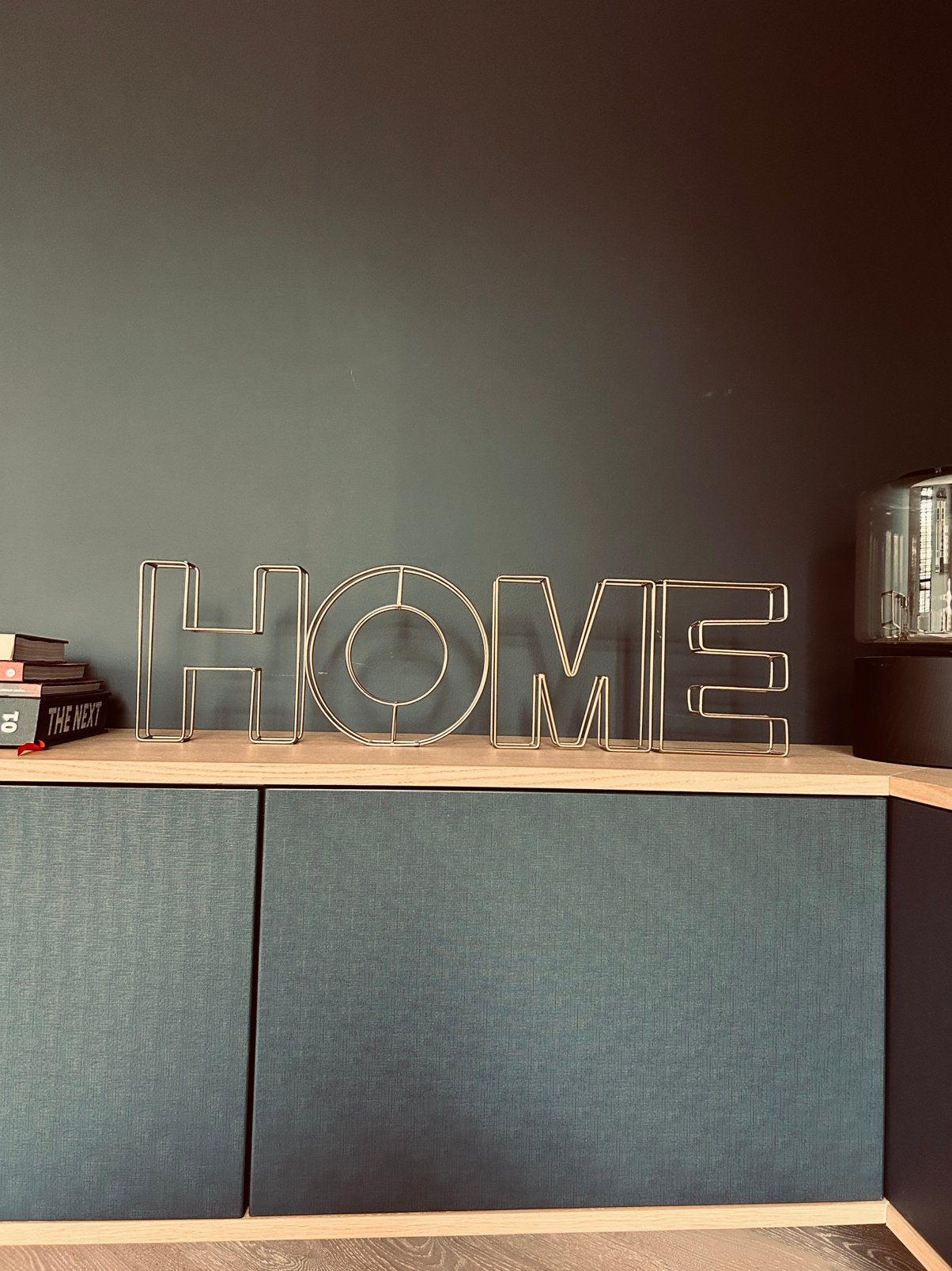 HOME decoratie metalen letters, Ophalen of Verzenden, Zo goed als nieuw