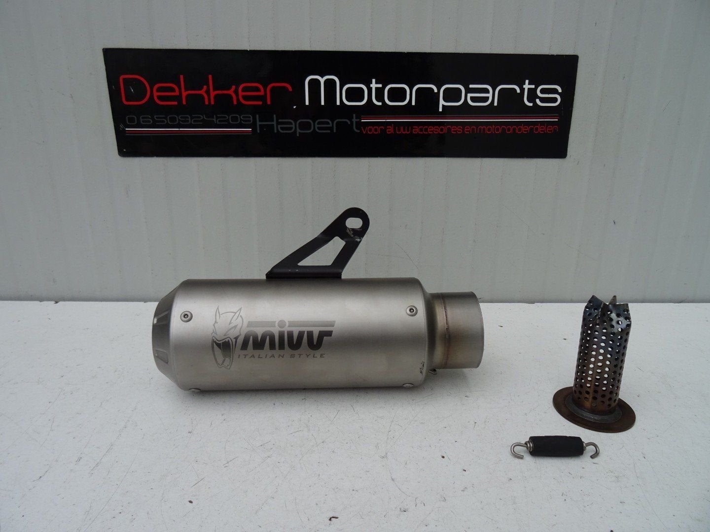 Mivv MK3 Shorty Sport Uitlaat Demper # Universeel 66MM #, Motoren, Gebruikt, -, -, Ophalen of Verzenden