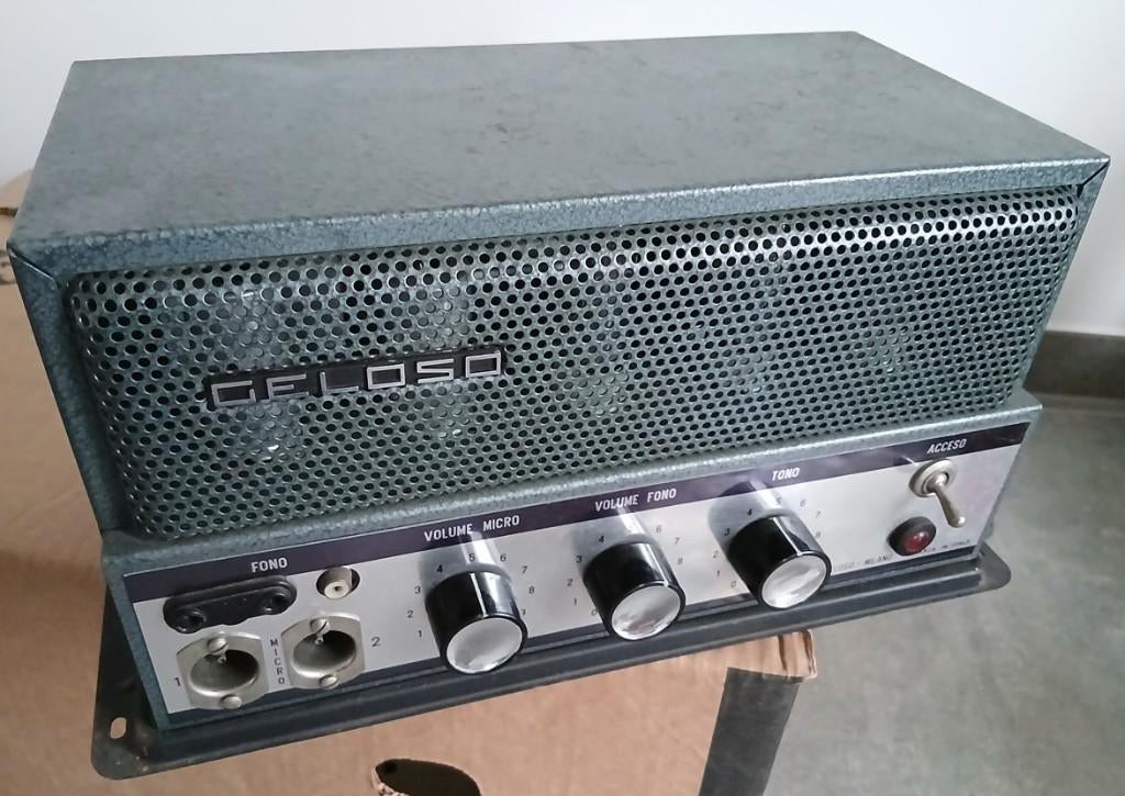Geloso amplifier type G3215-A, TV, Hi-fi & Vidéo, Amplificateur à lampes, Enlèvement, Amplificateur