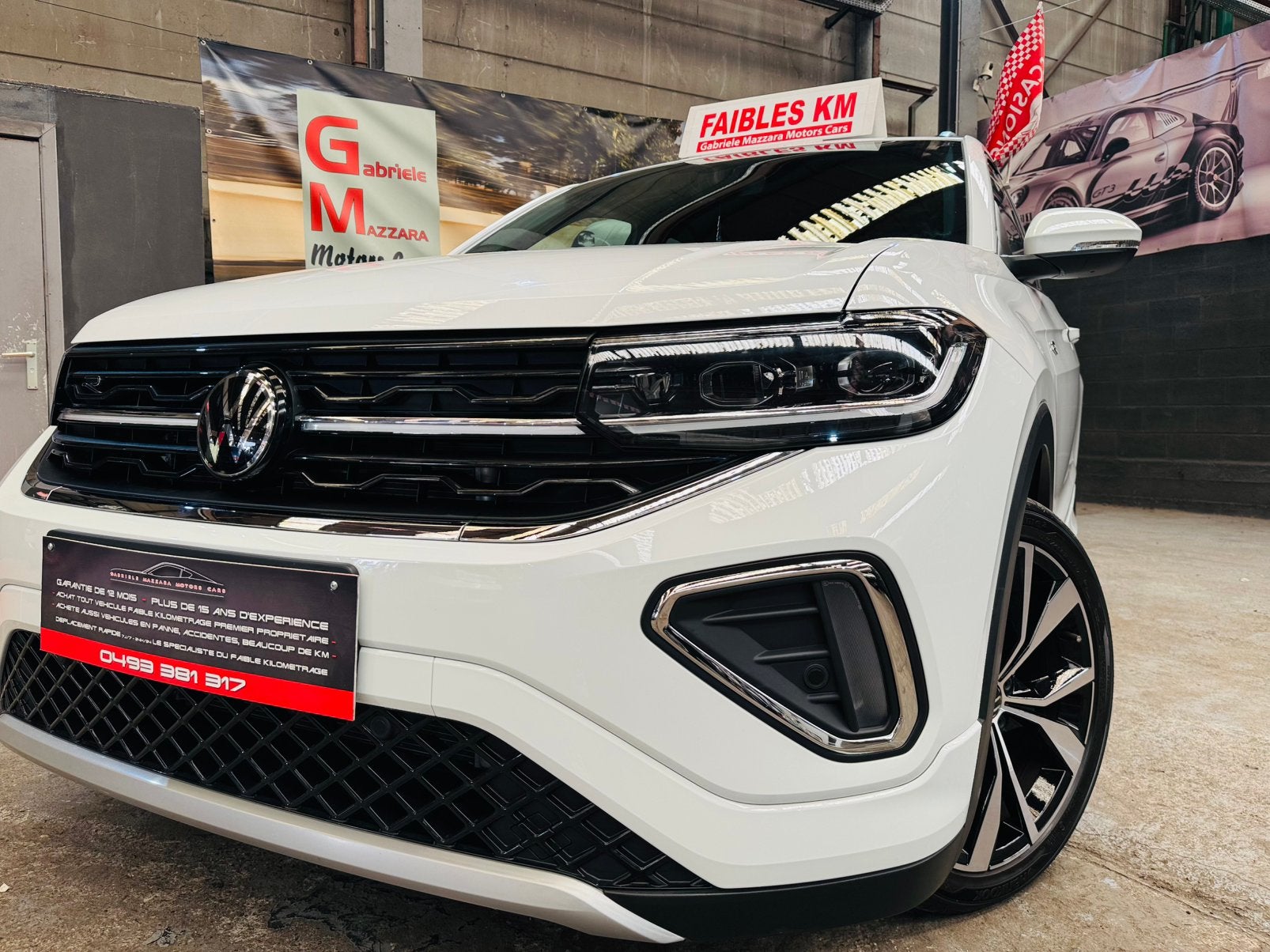 Vw T-cross 1.0tfsi 85kw 116cv R LINE 01/2025 5700km garantie, Cuir et Alcantara, Euro 6, Entreprise, Entretenue par le concessionnaire