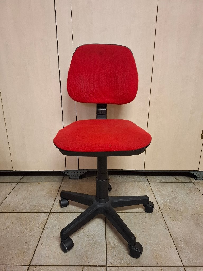 Bureaustoel rood, Maison & Meubles, Chaises de bureau, Enlèvement, Utilisé, Rouge, Chaise de bureau