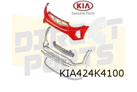 Kia Stonic voorbumper boven (te spuiten) Origineel! 86511H84, Neuf, Kia, -, -