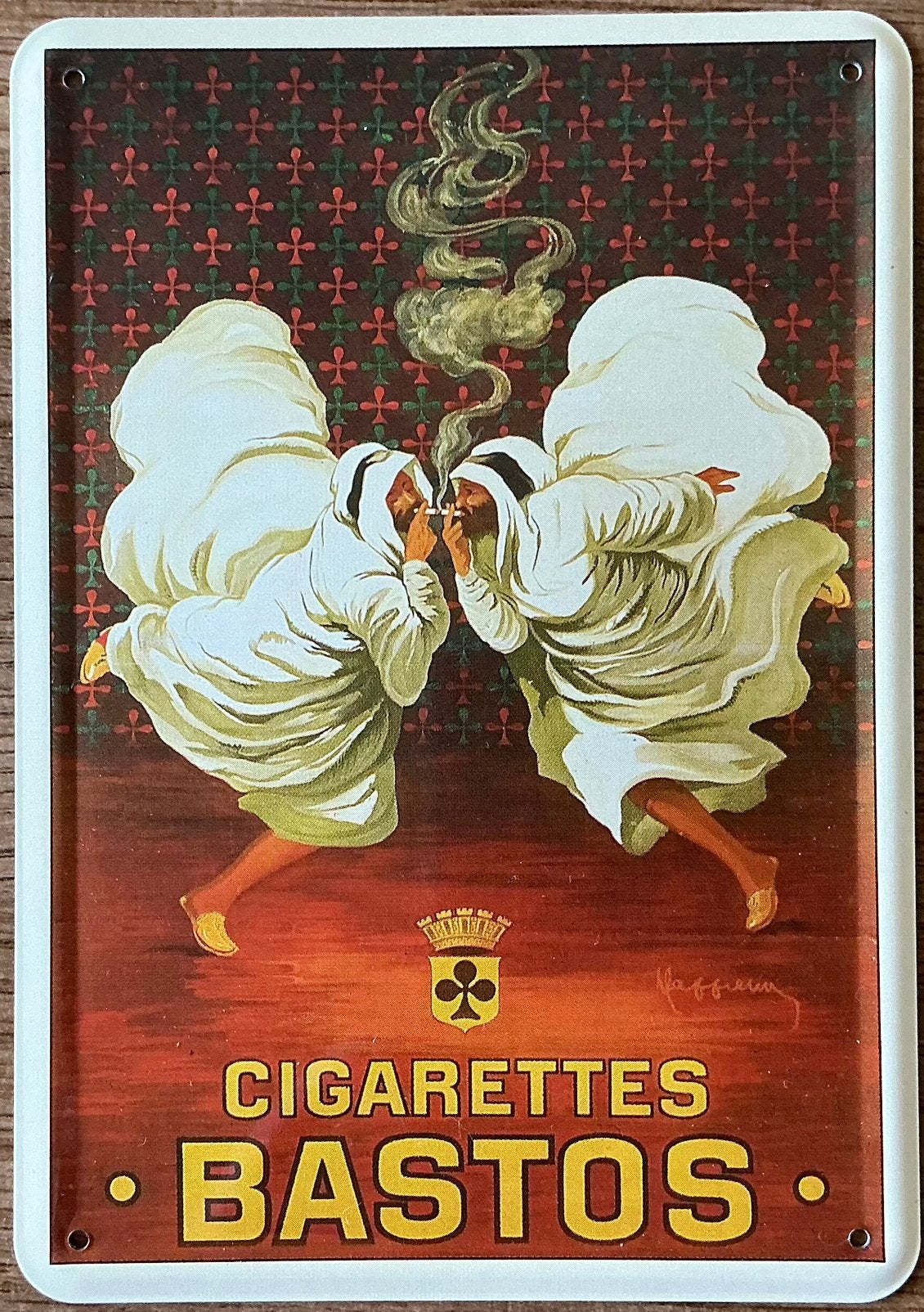 Reclame BASTOS CIGARETTES, Verzamelen, Ophalen of Verzenden, Nieuw, Reclamebord