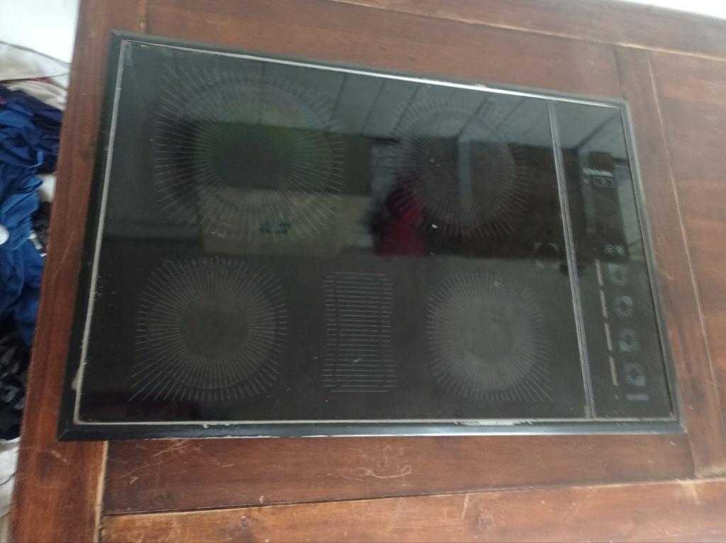 Inductie kookplaat, Elektronische apparatuur, Kookplaten, Ophalen, Gebruikt, 4 kookzones, Inbouw