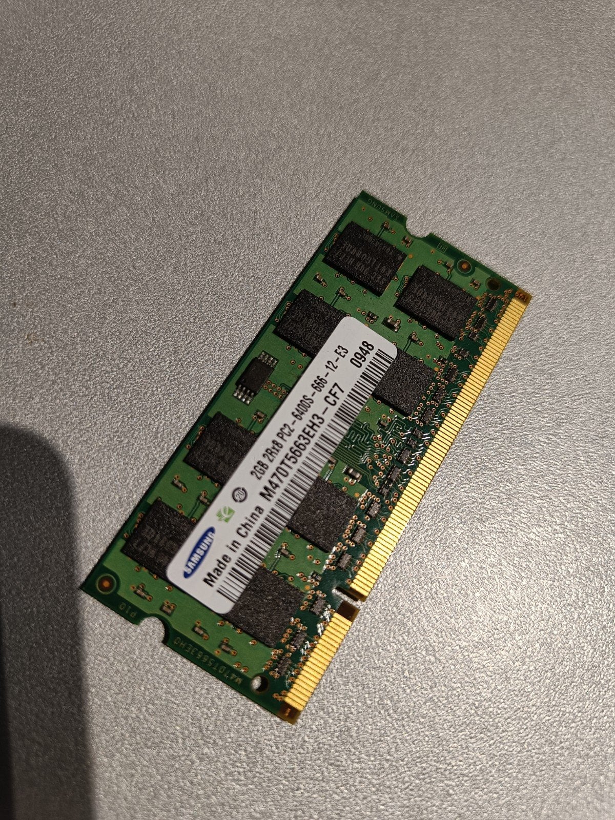 Samsung 2GB DDR2 RAM, Informatique & Logiciels, Enlèvement, DDR2