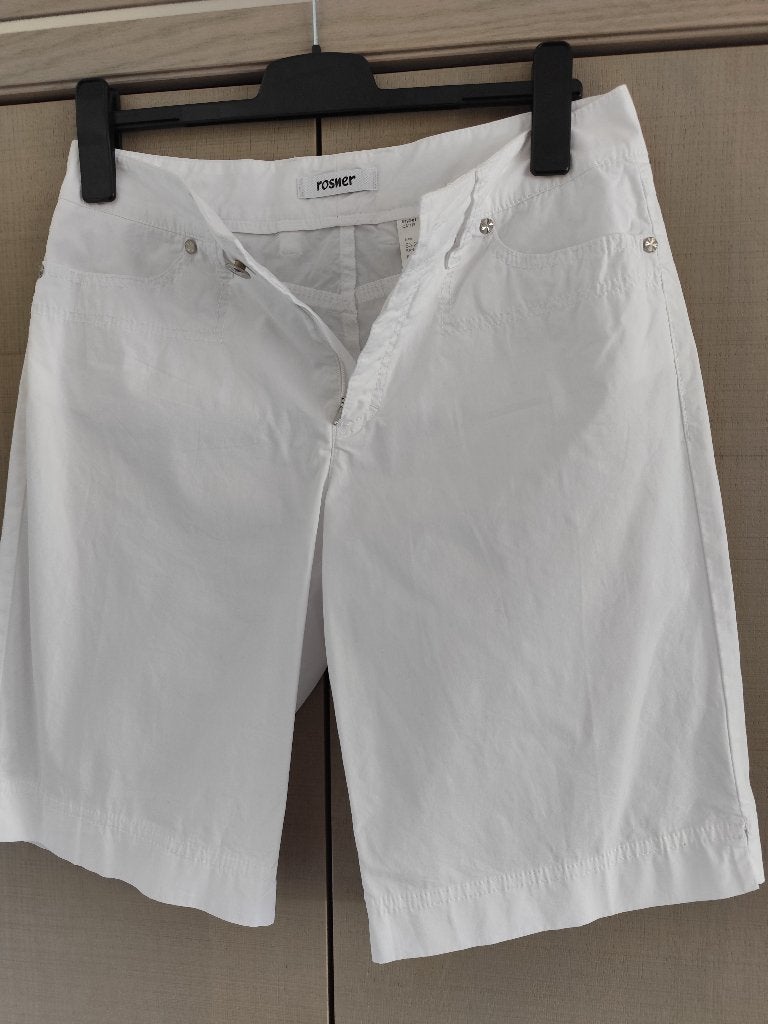 Damesshort Rosner, maat 40, Kleding | Dames, Broeken en Pantalons, Maat 38/40 (M), Kort, Wit, Ophalen of Verzenden