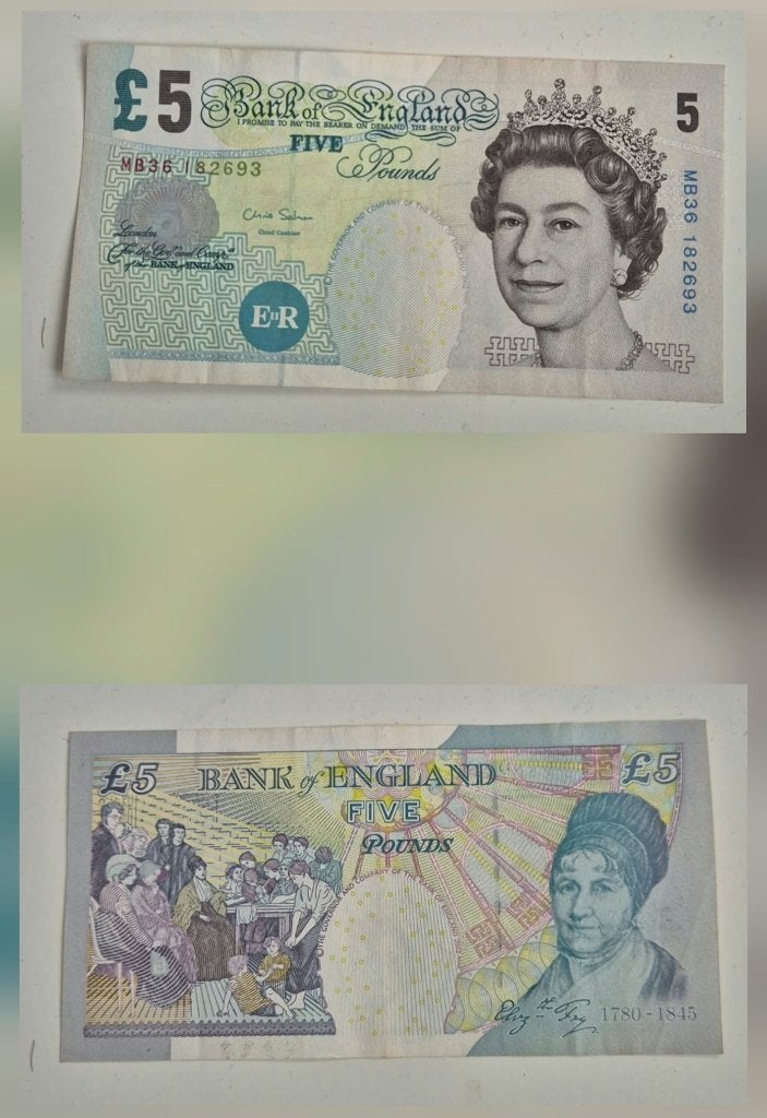 5 pounds 2002 Engeland P391, Timbres & Monnaies, Enlèvement ou Envoi, Autres pays, Billets en vrac
