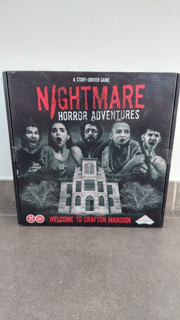 Gezelschapsspel Nightmare Horror, Een of twee spelers, Ophalen, Gebruikt, Identity Games