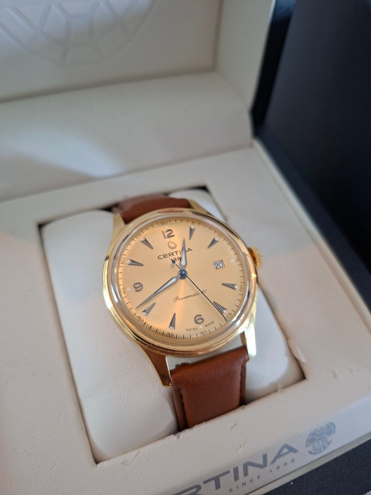 Certina DS Heritage powermatic 80, Handtassen en Accessoires, Ophalen of Verzenden, Polshorloge