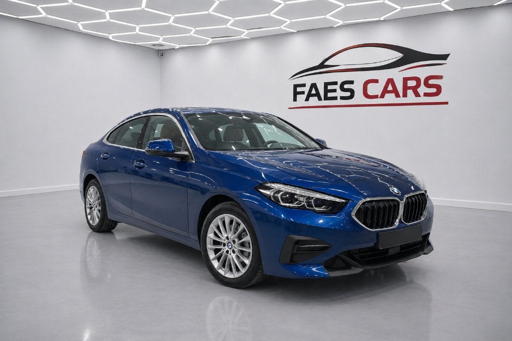 BMW 218 ia Grand Coupe, Euro 6, Blauw, Leder, 5 zetels
