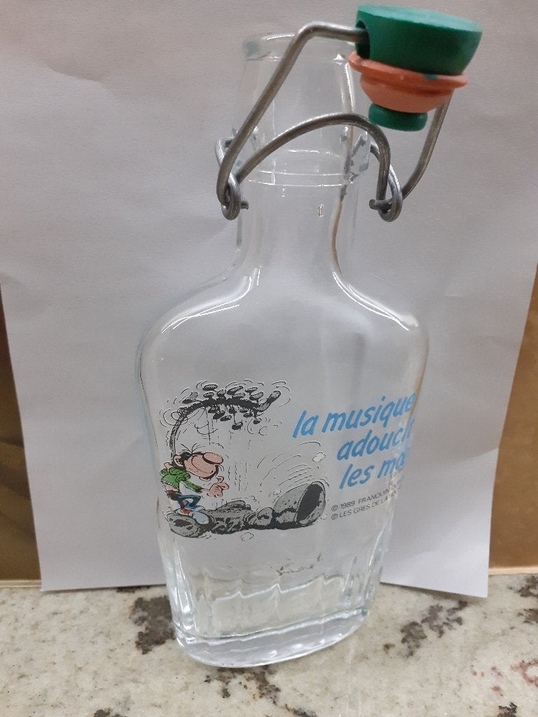 fles Guust Flater, Franquin, Dupuis, Les Gres De La Roche, Verzamelen, Ophalen of Verzenden, Guust of Robbedoes, Gebruikt, Gebruiksvoorwerp