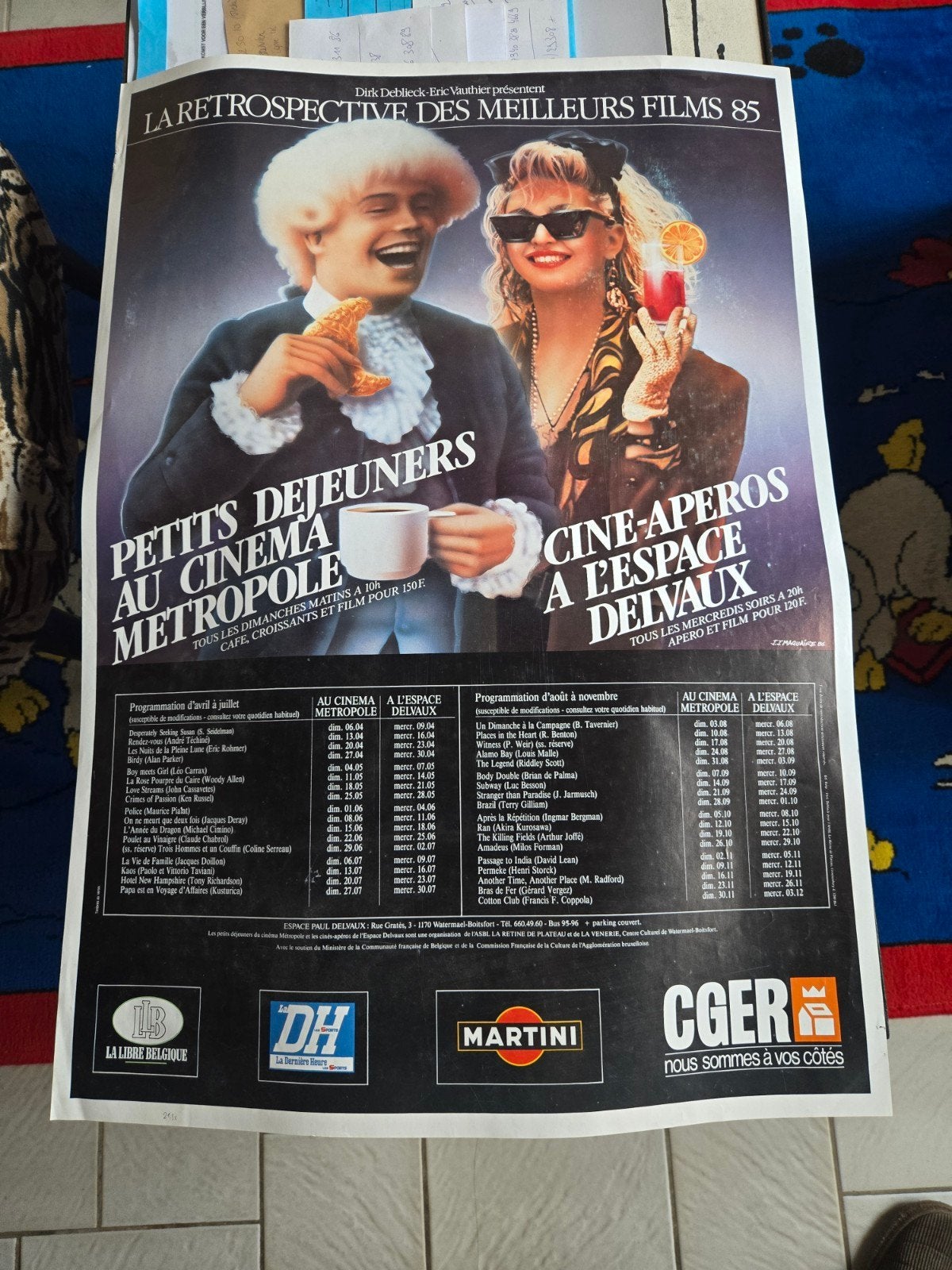 Poster offset van films 5 stuks in perfecte staat., Ophalen, Rechthoekig Staand, Deurposter of groter, Zo goed als nieuw