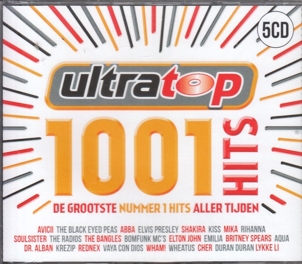 Ultratop 1001 Hits met grootste nummer 1 hits aller tijden, Boxset, Verzenden, Zo goed als nieuw, Pop