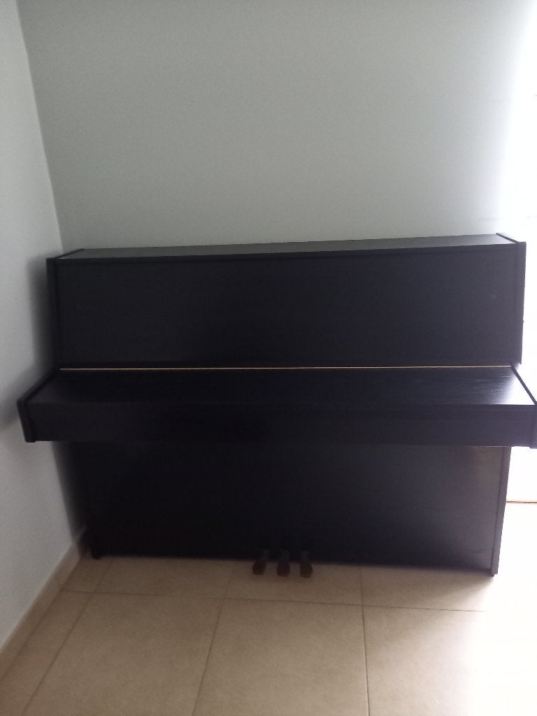piano akoestisch mat zwart, Ophalen, Zo goed als nieuw, Zwart, Piano
