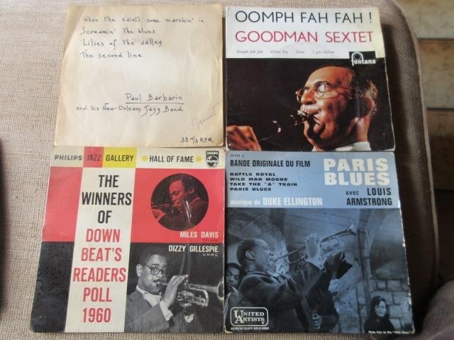 Lot de 4 vynils Jazz 1960's VG conditions, CD & DVD, Enlèvement ou Envoi, Utilisé, Jazz et Blues