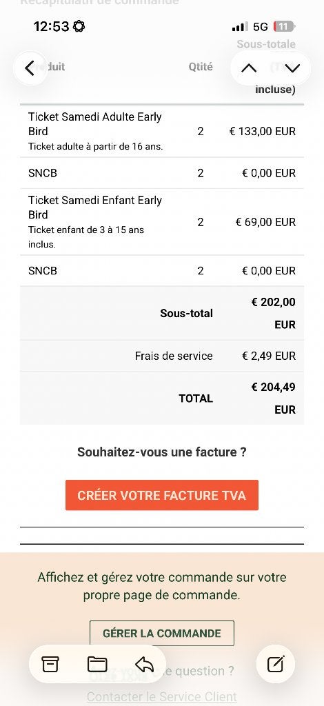 LasEmo-ticket (familie - 2 volwassenen en 2 kinderen), Drie personen of meer