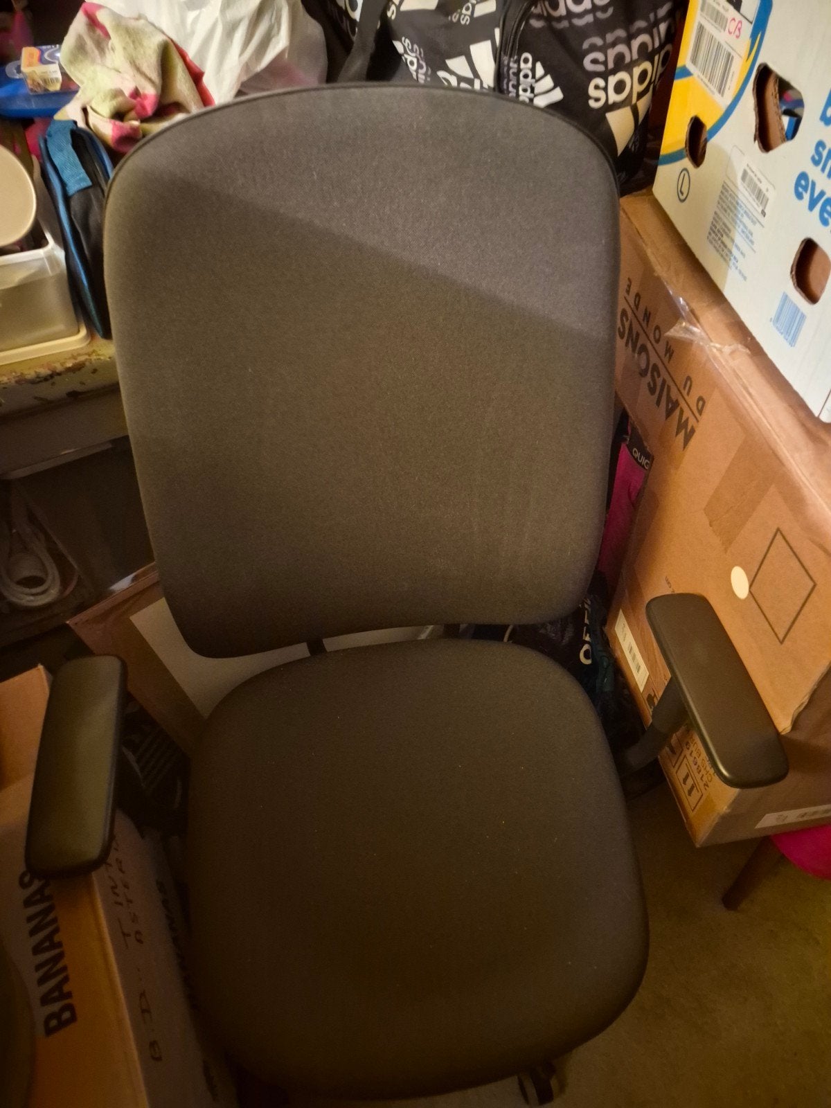 siege ergonomique, Enlèvement