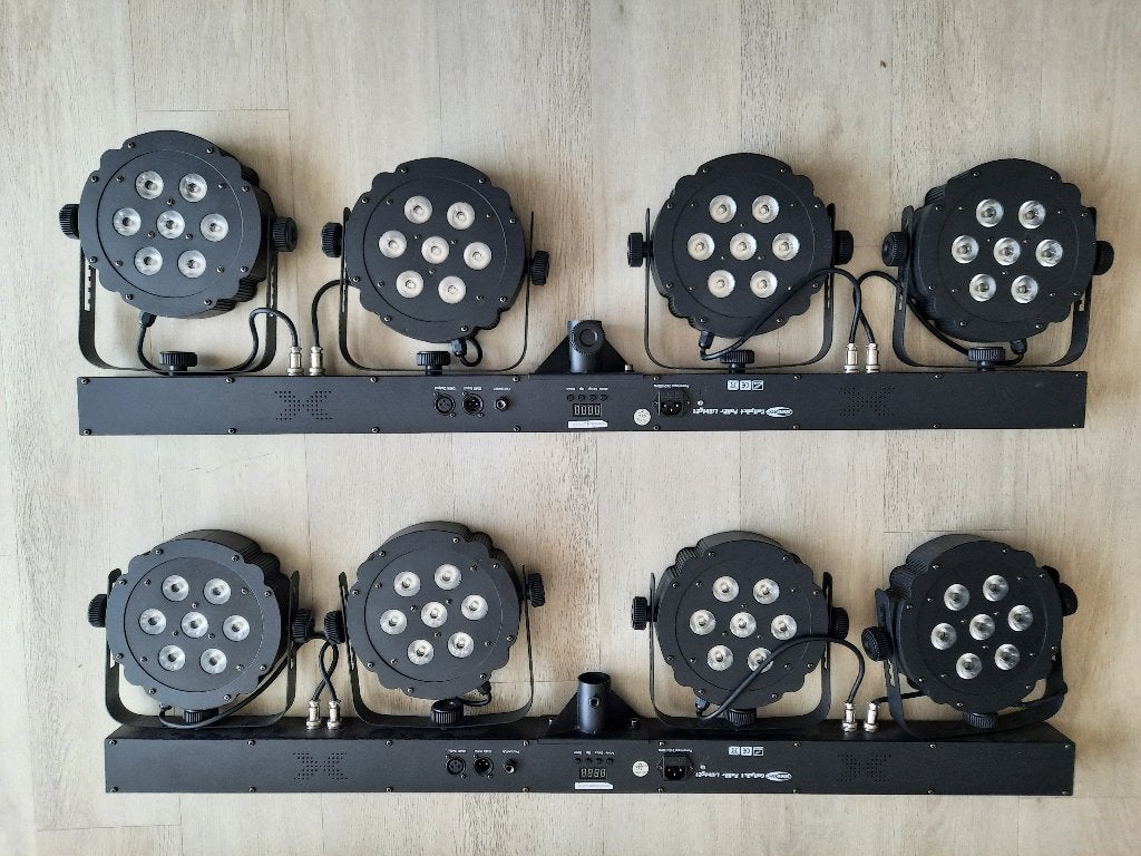 2 x Showtec compact power lightset MK II, Muziek en Instrumenten, Ophalen, Gebruikt, Licht, Geluidgestuurd