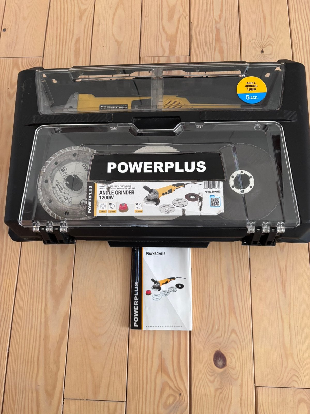 Powerplus haakse slijper, Enlèvement, Comme neuf, 1000 watts ou plus, Meuleuse d'angle