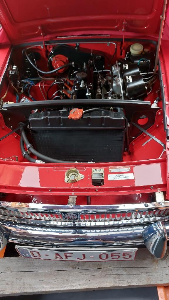 Mgb, Auto's, Oldtimers, Particulier, MG, Benzine, Rood, Ophalen