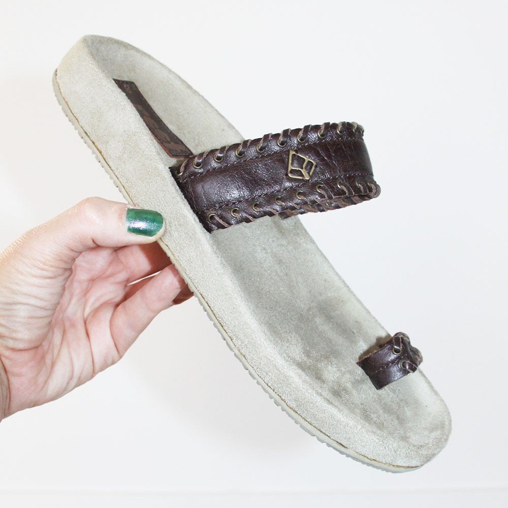 Belles sandales en cuir Reef -S10 (Taille 8/42) €40, -, Enlèvement ou Envoi, Autres couleurs, Comme neuf, Reef