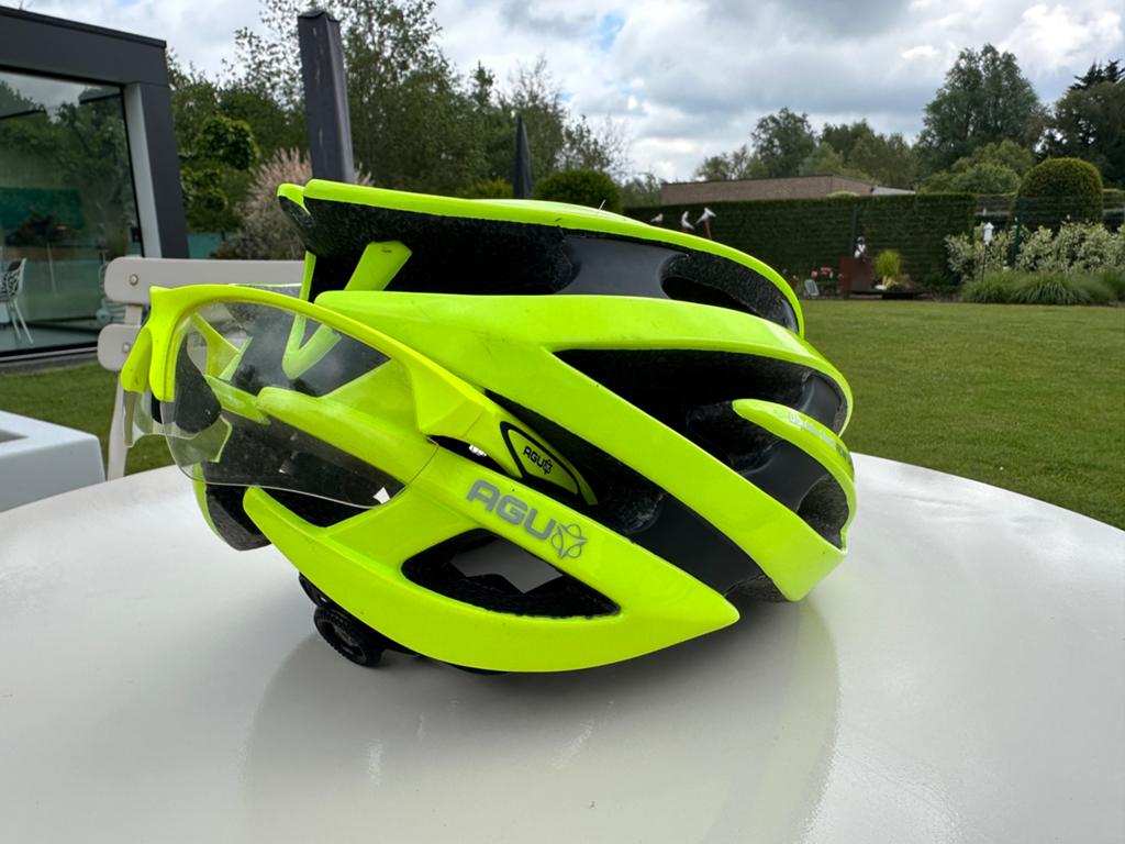 Fietshelm AGU Thorax - 54cm-58cm + zonnebril, Fietsen en Brommers, Ophalen, Gebruikt, M, Heer of Dame