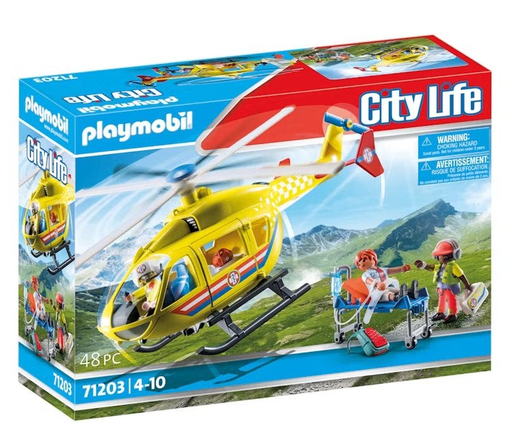 Playmobil City Life Reddingshelikopter, Neuf, Kit complet, Véhicule, City life