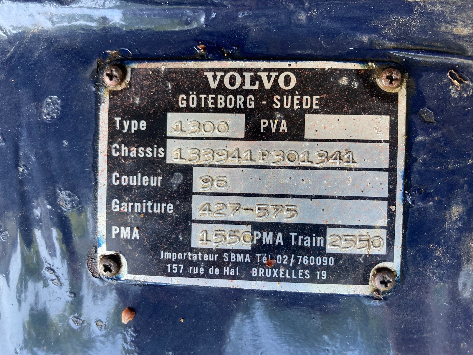 Ontmantelde Volvo Amazon 122S, foto 5