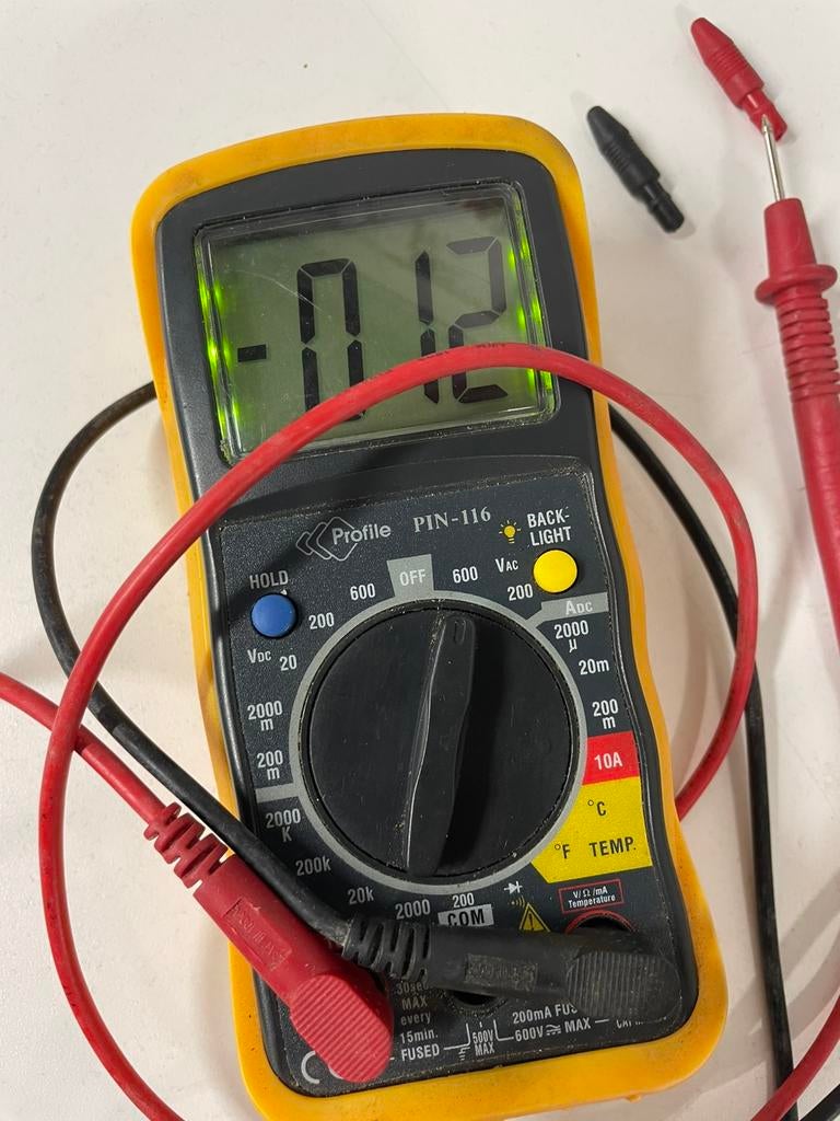 Profile multimeter, Ophalen, Zo goed als nieuw, Multimeter