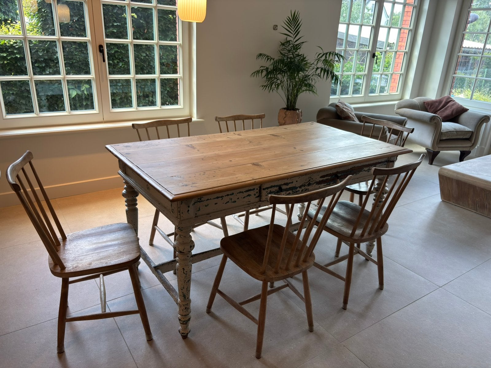 Véritable vieille table de campagne, Enlèvement, Utilisé, Landelijk