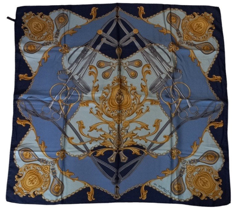 foulard vintage en soie de Morteuil Paris., Enlèvement ou Envoi, B, Écharpe, Porté