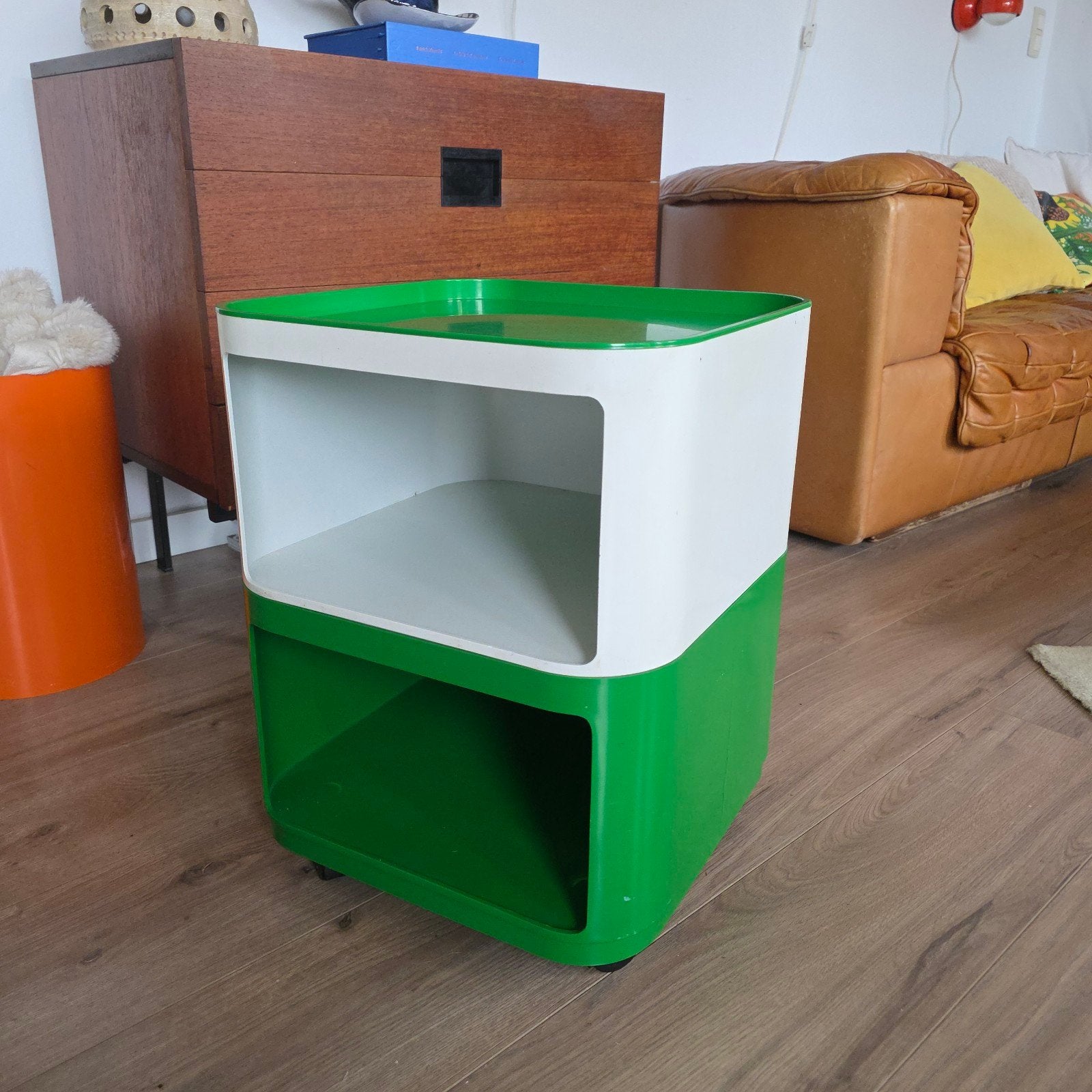 Componibili van Anna Castelli voor Kartell vintage green, Ophalen, Groen