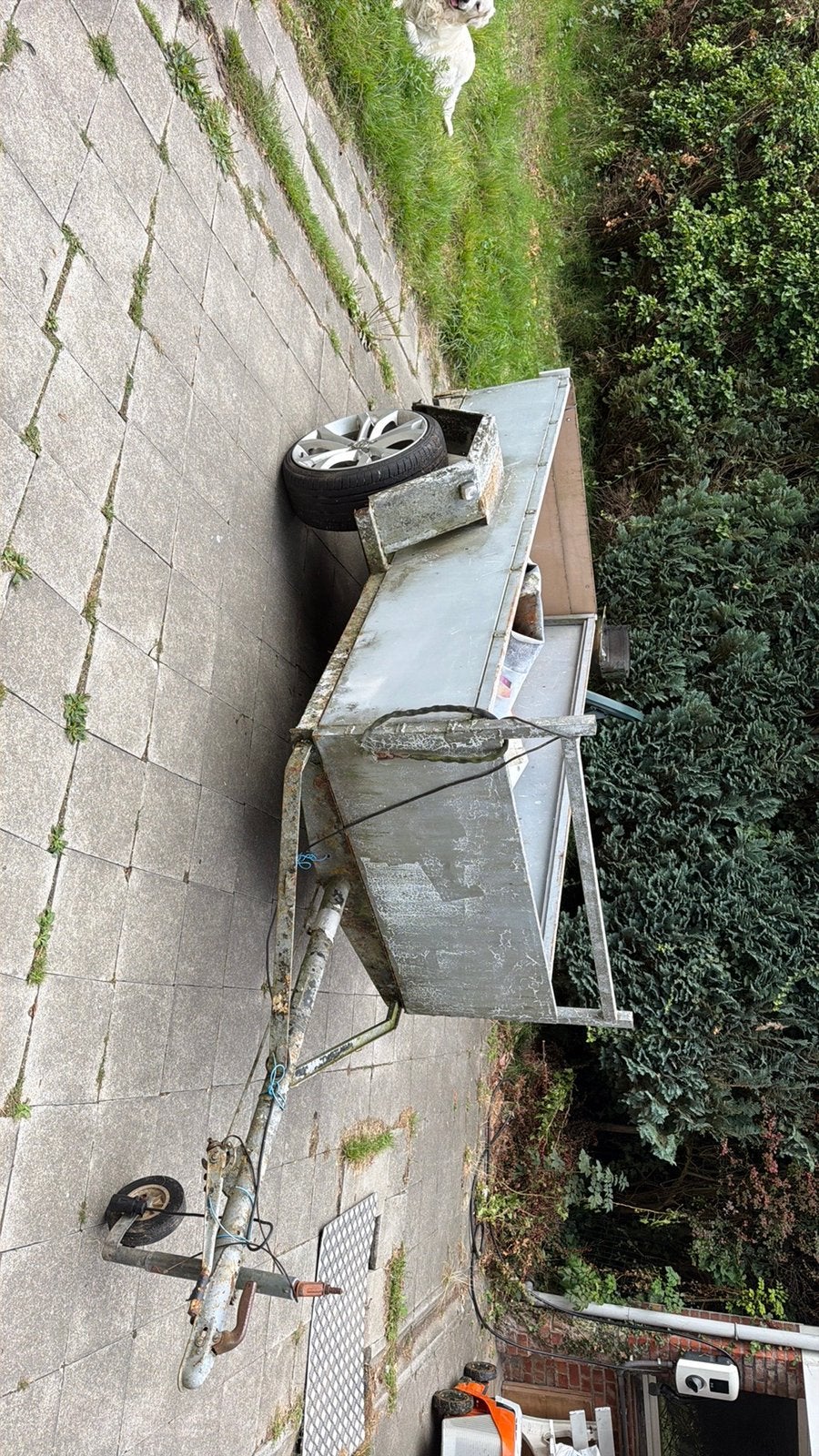 Aanhangwagen, Ophalen, Gebruikt