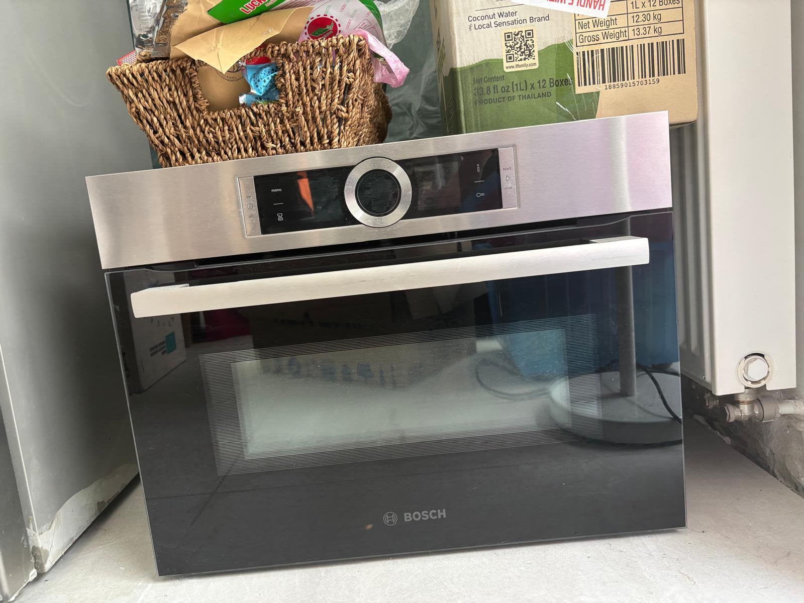 Bosch Serie 8 inbouwoven met microgolffunctie, Elektronische apparatuur, Ophalen, Oven, Bosch, Microgolffunctie