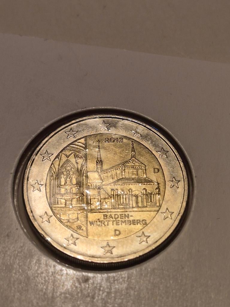 Herdenkingsmunt 2€ Duitsland 2013 D fdc, Ophalen, Duitsland, 2 euro, Losse munt
