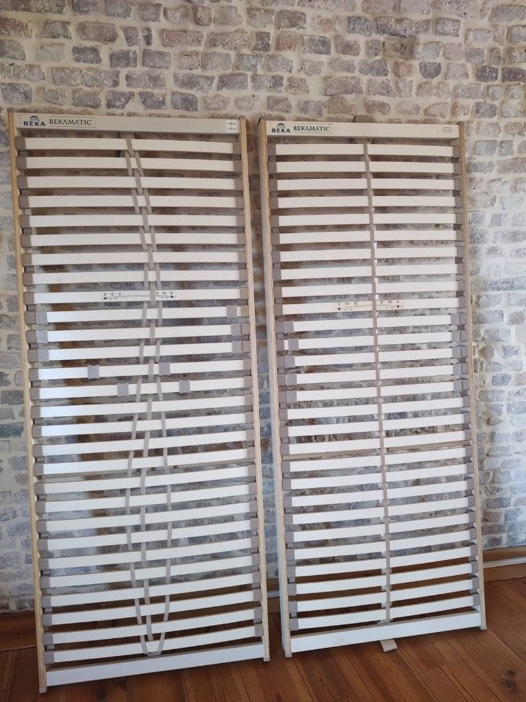 2 latoflexen in zeer goede staat, Huis en Inrichting, Ophalen, Gebruikt, Eenpersoons, 80 cm