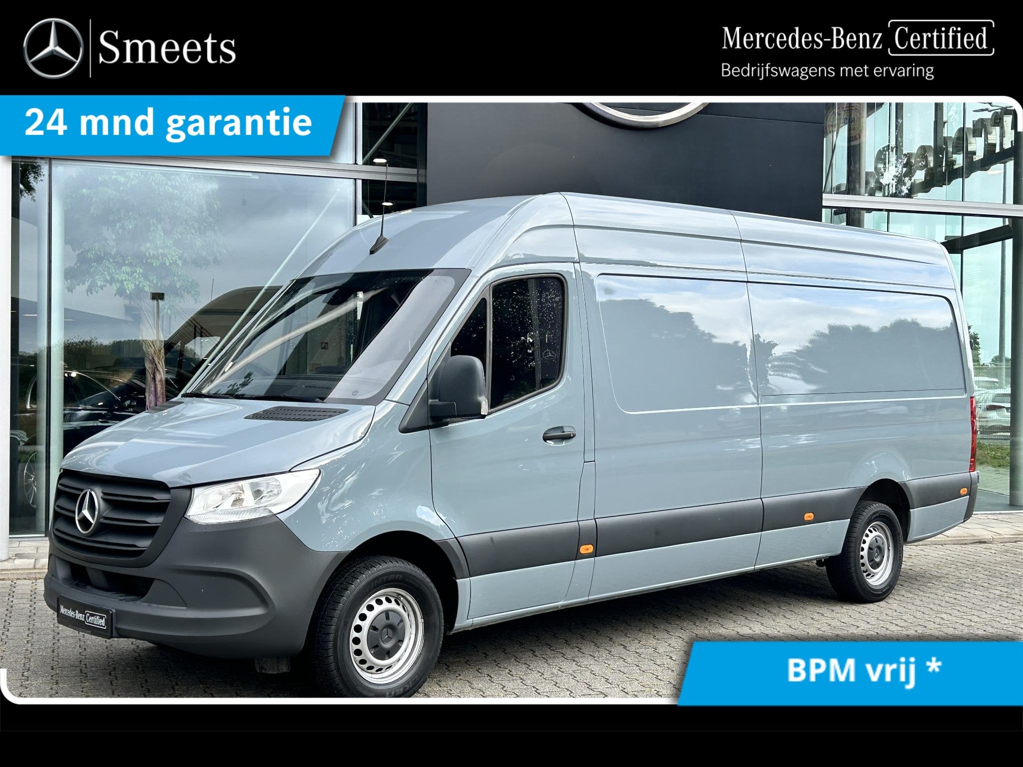 Mercedes-Benz Sprinter 317 CDI L3 AUT BETIMMERING, Argent ou Gris, Achat, Euro 6, Entreprise