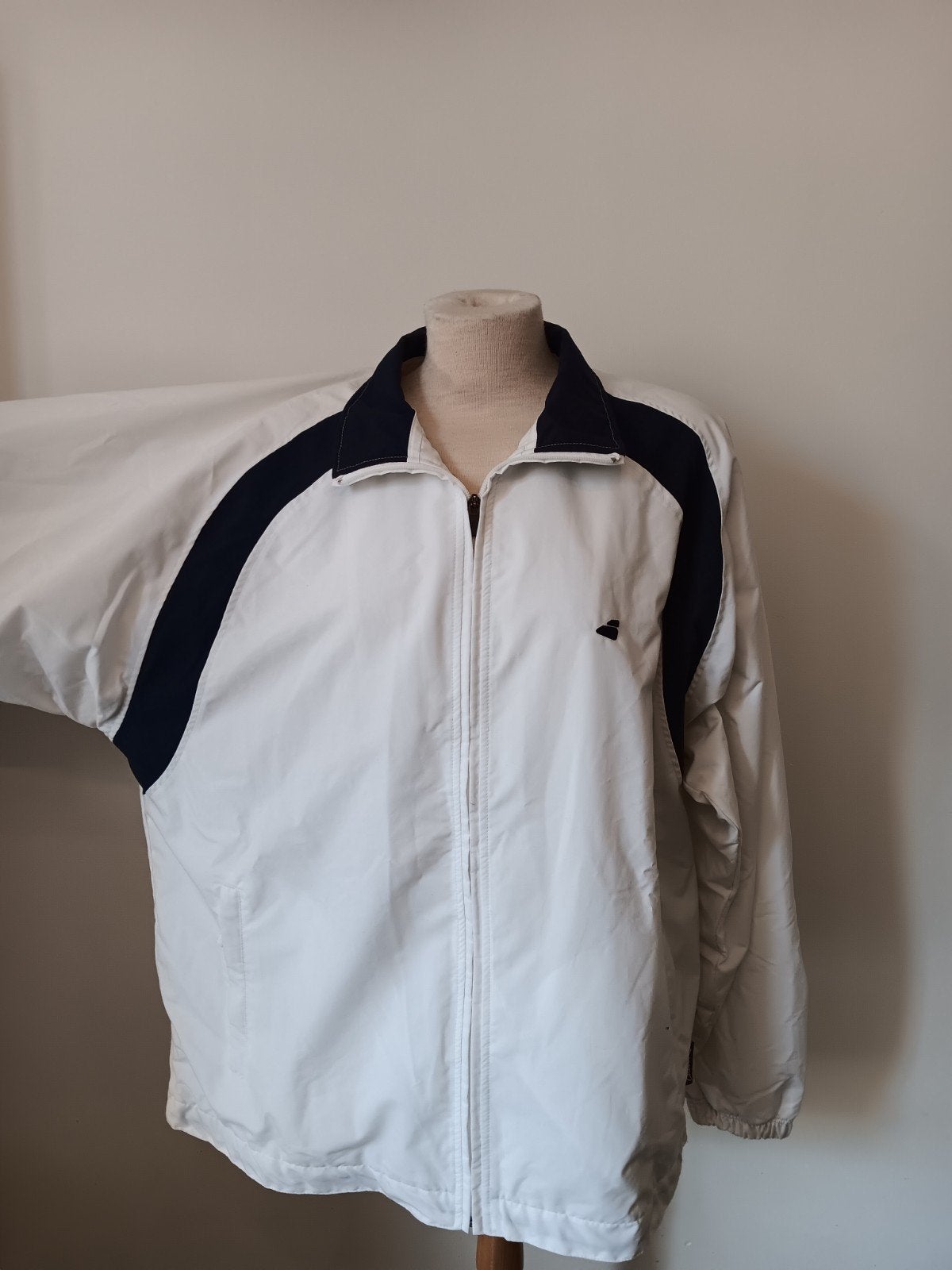 Retro trainingsvest, Kleding | Heren, Maat 52/54 (L), Wit, Ophalen of Verzenden, Decathlon