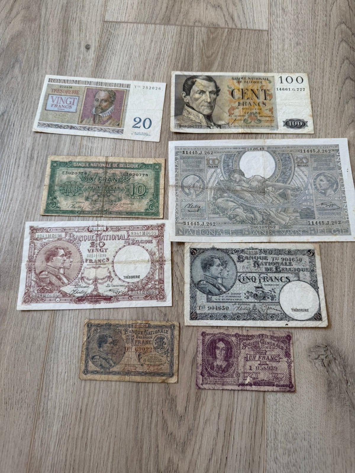 Lotje oude Belgische biljetten!, Postzegels en Munten, Bankbiljetten | België, Ophalen of Verzenden
