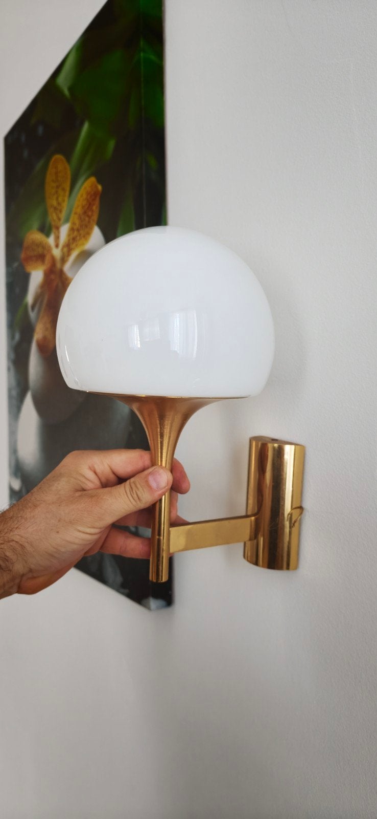 sciolari vintage lamp, Ophalen of Verzenden, Wandlamp