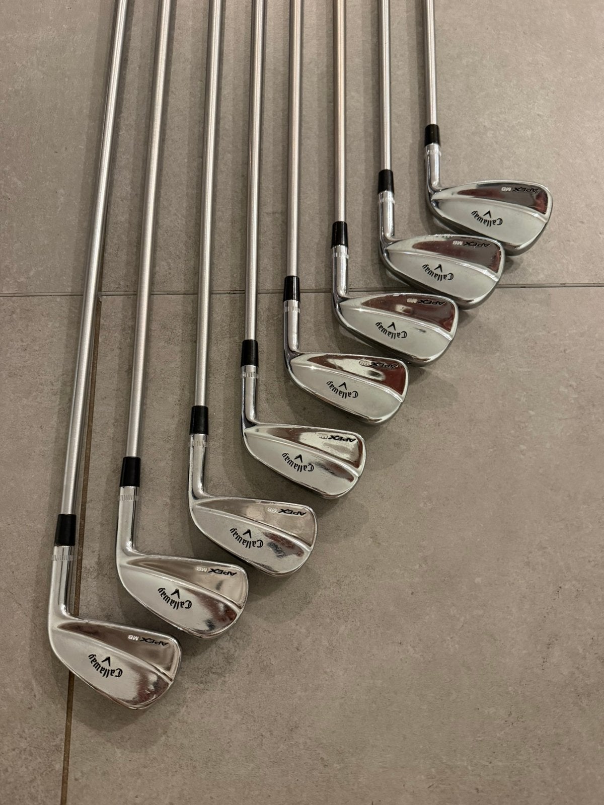 Callaway Apex MB ijzerset 3-PW | KBS C-Taper 130 X, Sport en Fitness, Ophalen, Zo goed als nieuw, Set, Callaway