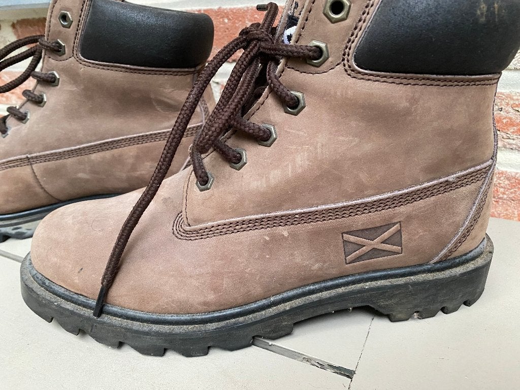 Scapa taupe lederen wandelbottines - 39, Scapa, Bruin, Zo goed als nieuw, Wandelschoenen