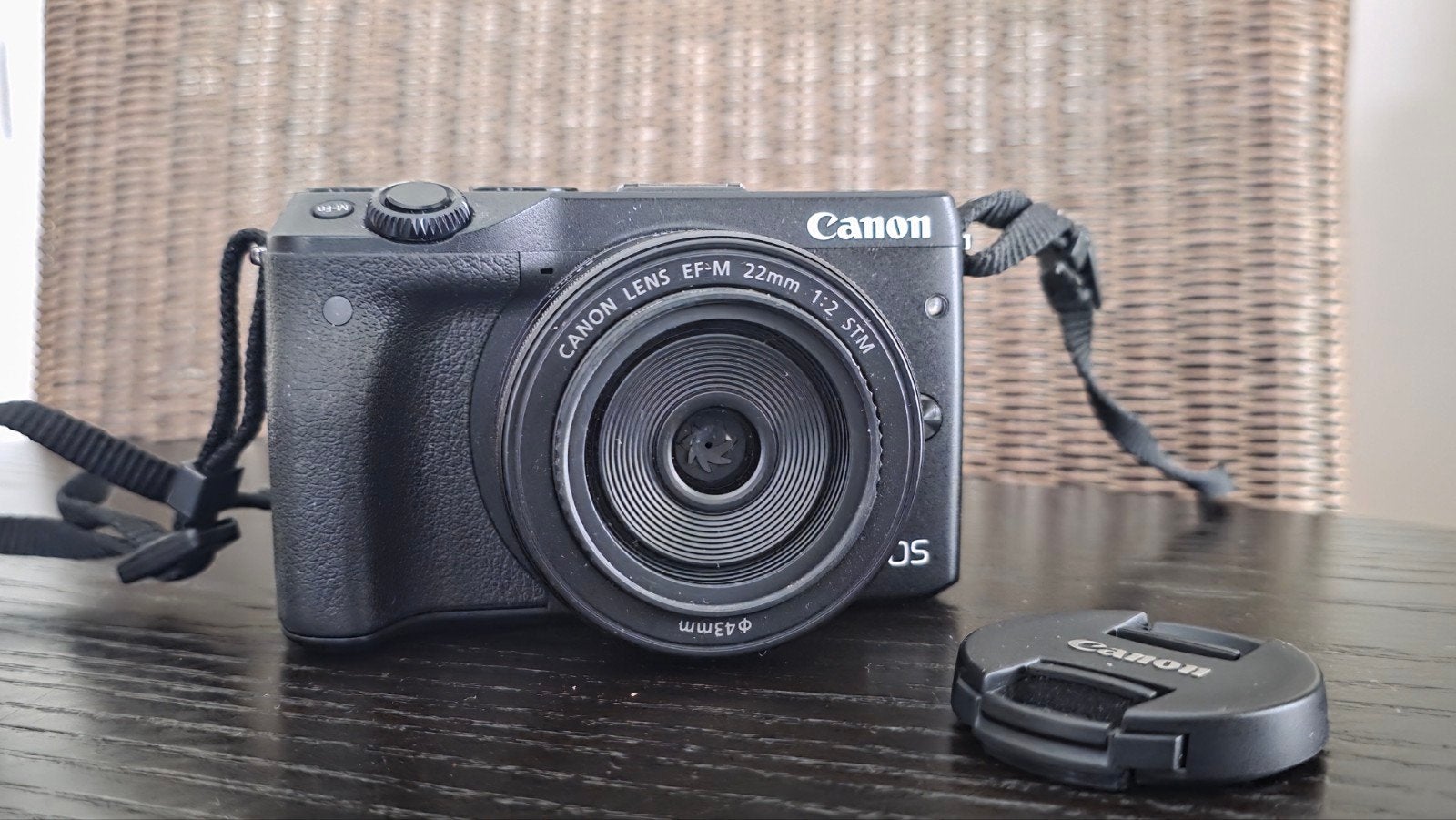 Canon EOS M3 + Canon EF-M 22mm f/2 STM, TV, Hi-fi & Vidéo, Appareils photo numériques, Enlèvement, Comme neuf, Canon