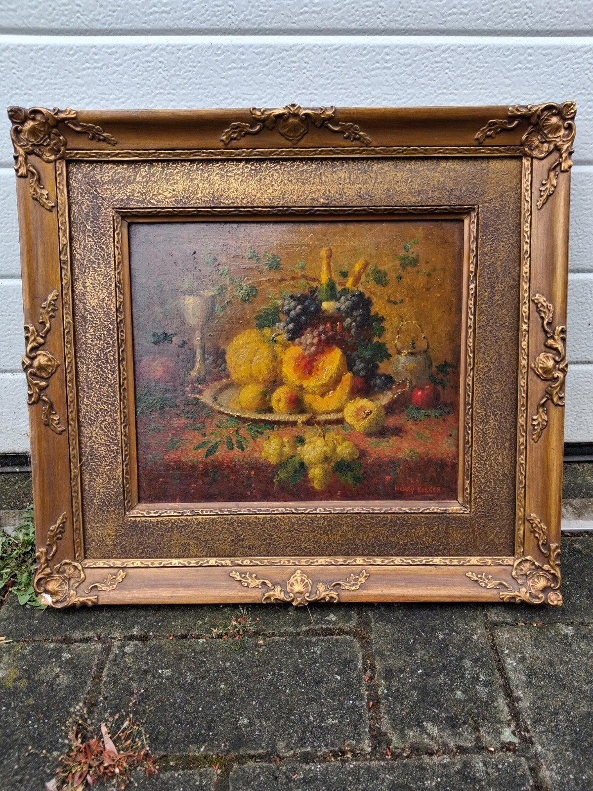 Op paneel, Antiek en Kunst, Kunst | Tekeningen en Fotografie, Ophalen
