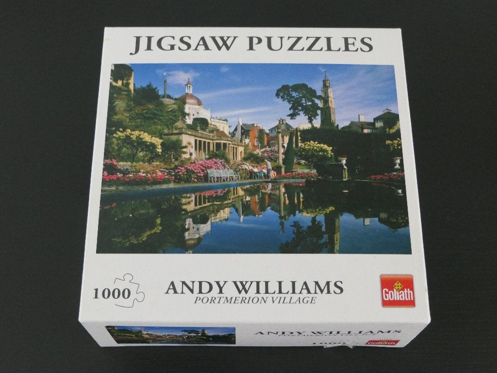 Jigsaw Puzzels Andy William Portmerion Village, Ophalen of Verzenden, 500 t/m 1500 stukjes, Zo goed als nieuw, Legpuzzel